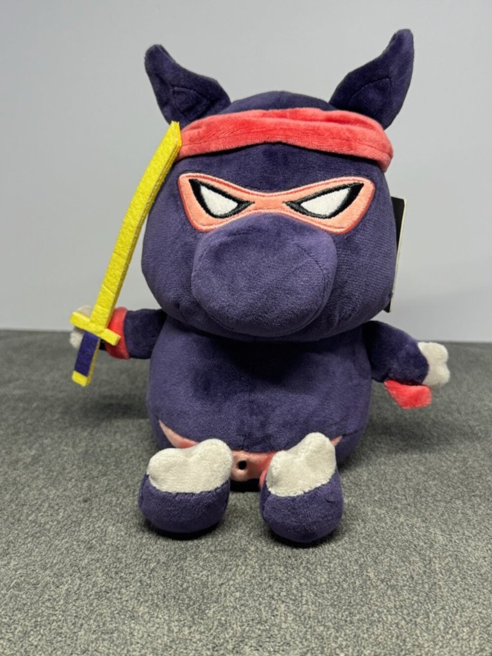 Ninja Pig Glow-In-The-Dark Plush By Makeship Pirate101 Exclusive 10th Anniversar
